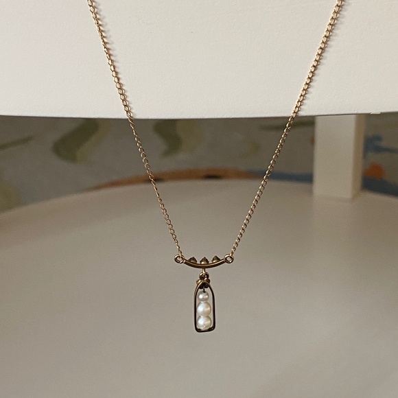 VTG I Van Dell I 14K Gold Filled I Embellished Centerpiece Choker Necklace - Picture 3 of 16